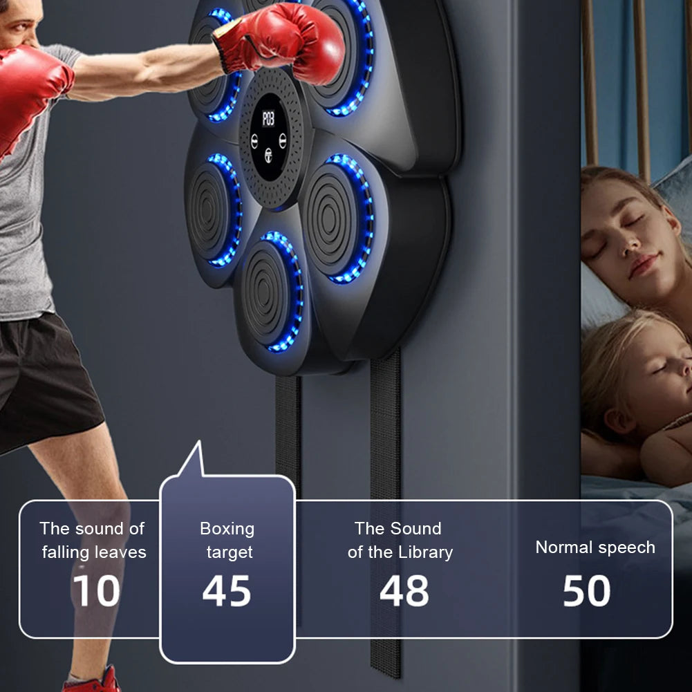 Smart Bluetooth Music Boxing Machine: Rhythm Home Gym