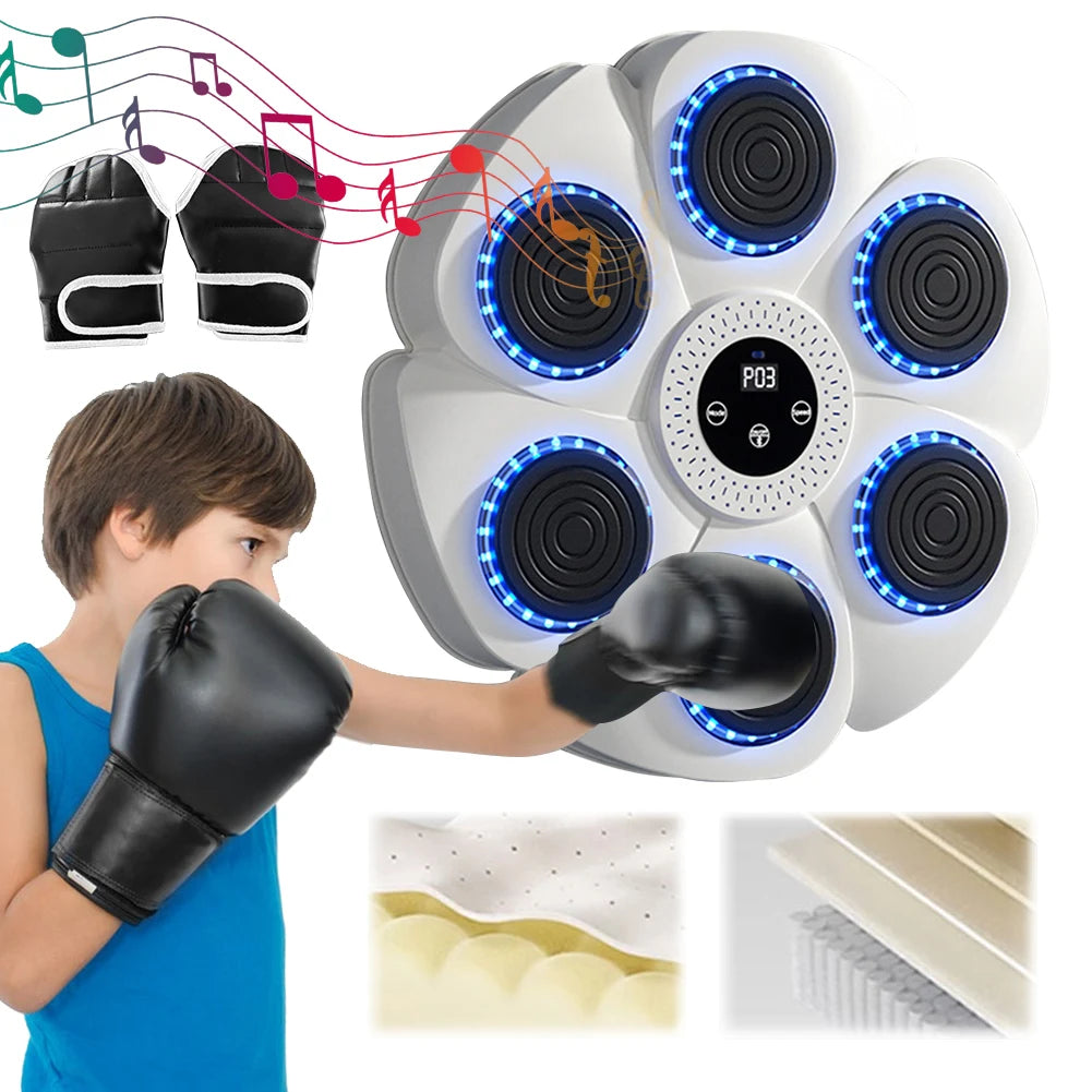 Smart Bluetooth Music Boxing Machine: Rhythm Home Gym