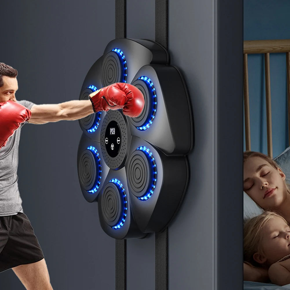Smart Bluetooth Music Boxing Machine: Rhythm Home Gym