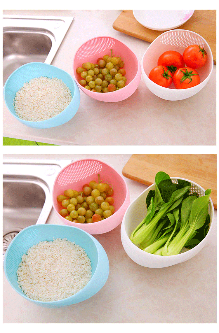 All-in-One Rice & Veggie Drainage Basket