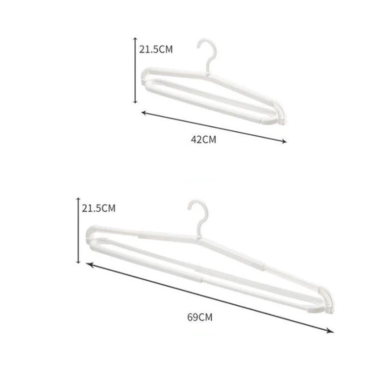 Extendable Space-Saving Hanger