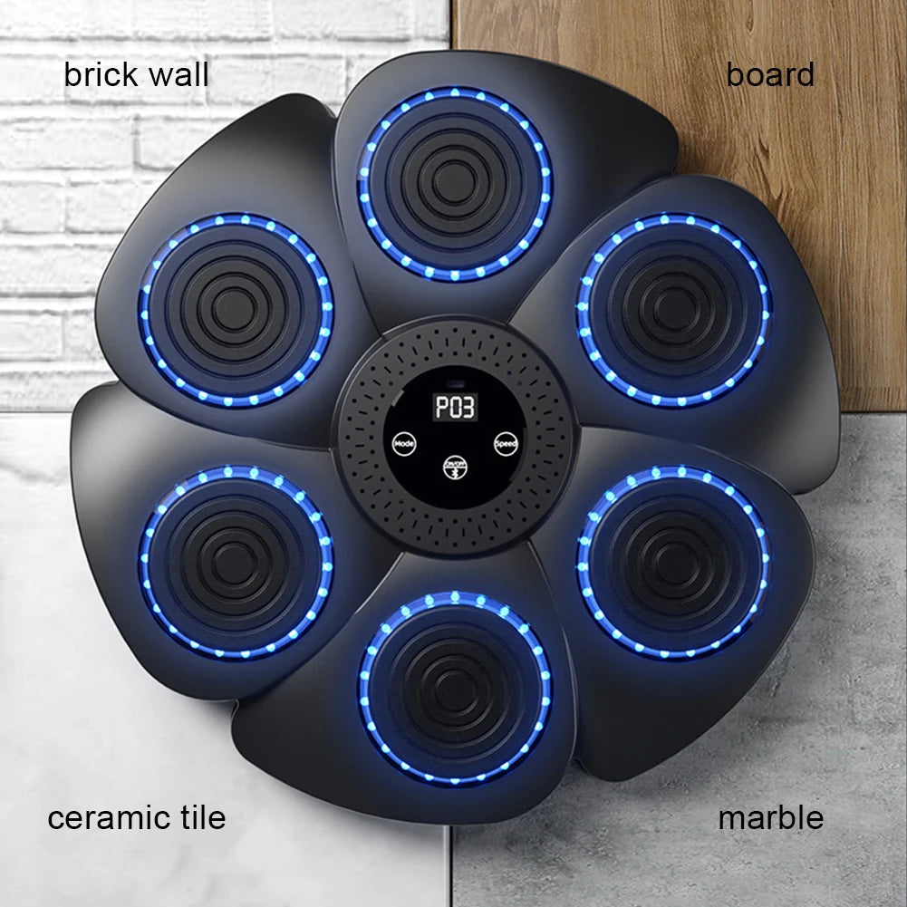 Smart Bluetooth Music Boxing Machine: Rhythm Home Gym
