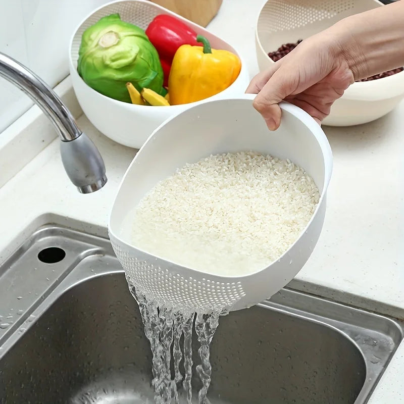 All-in-One Rice & Veggie Drainage Basket