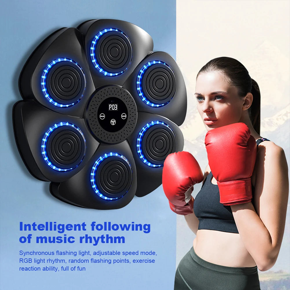 Smart Bluetooth Music Boxing Machine: Rhythm Home Gym